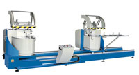two-station heavy-duty double-head cutting saw CNC