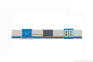 Vertical Automatic Insulating Glass Gas Filling Inside Flat Press Production Line