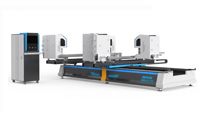 CNC Automatic Horizontal Four Point Welding Machine